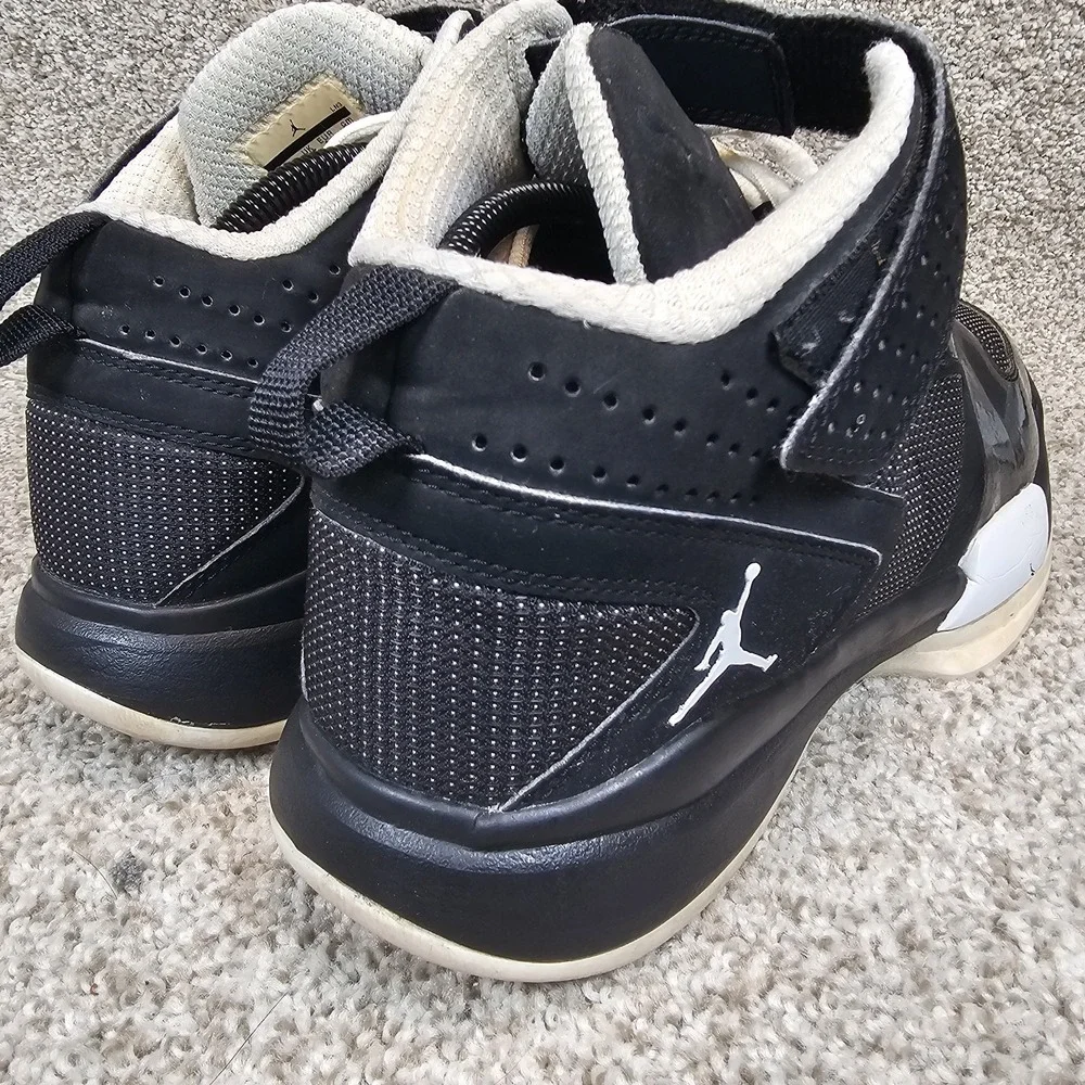 Nike Jordan Flight SC-1 Jumpman Black White Shoes Mens Size 9.5 454043-010
